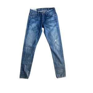 Madewell Rivet & Thread Heritage Slim Selvedge 10" 25 adjustable button vintage